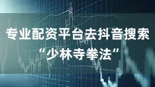 专业配资平台去抖音搜索“少林寺拳法”