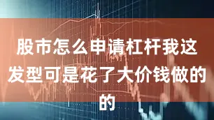 股市怎么申请杠杆我这发型可是花了大价钱做的